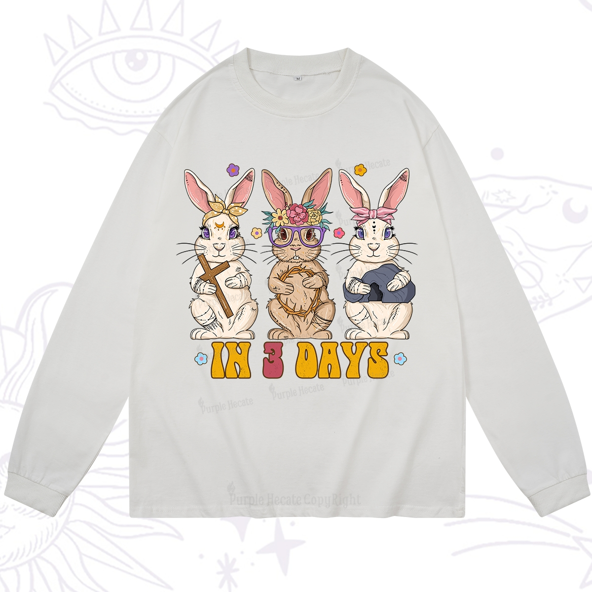 Purplehecate In 3 Days Easter Long Sleeve T-Shirt