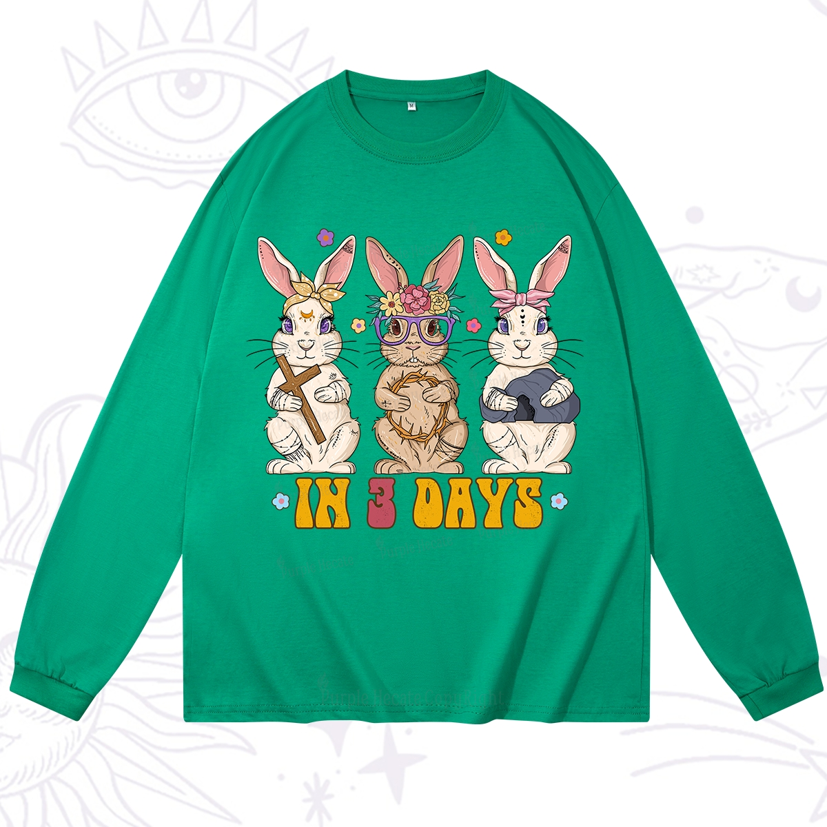Purplehecate In 3 Days Easter Long Sleeve T-Shirt