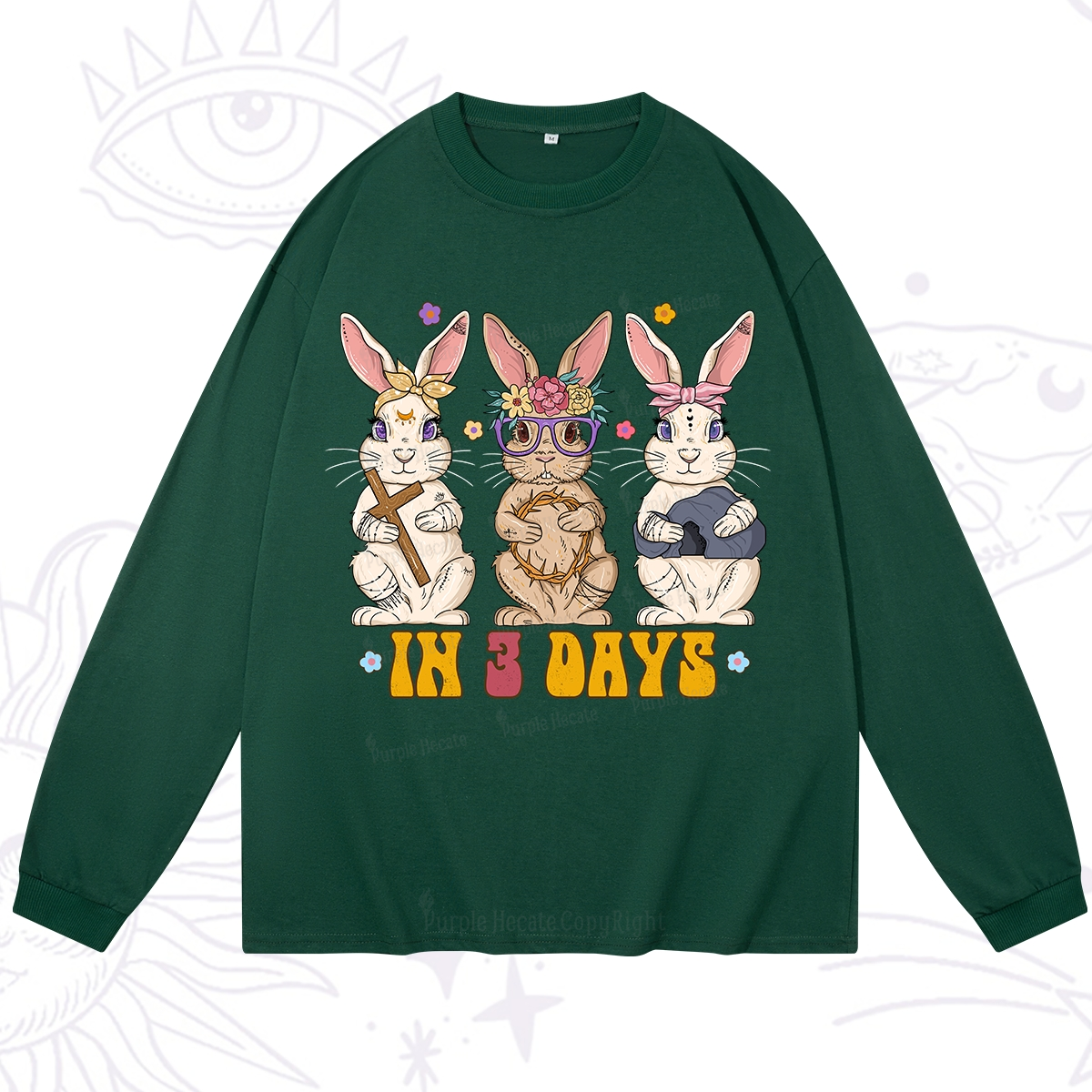 Purplehecate In 3 Days Easter Long Sleeve T-Shirt