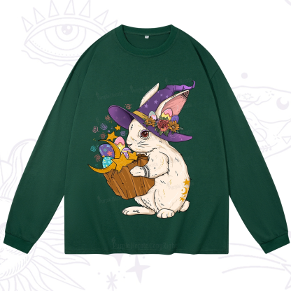 Purplehecate Enchanted Bunny Easter Long Sleeve T-Shirt