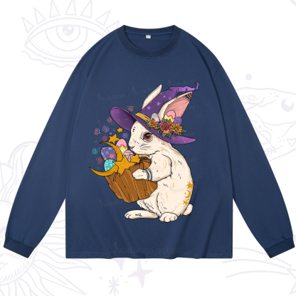 Purplehecate Enchanted Bunny Easter Long Sleeve T-Shirt