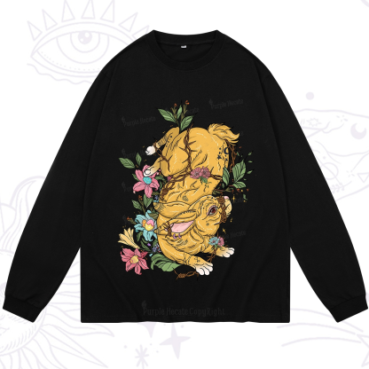 Purplehecate Thorn Bunny Easter Long Sleeve T-Shirt
