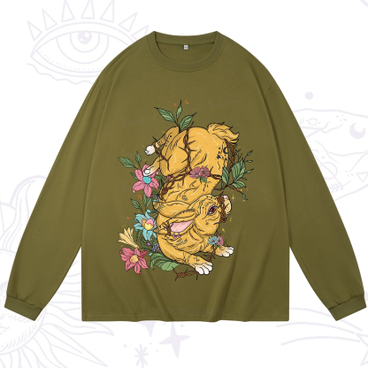 Purplehecate Thorn Bunny Easter Long Sleeve T-Shirt