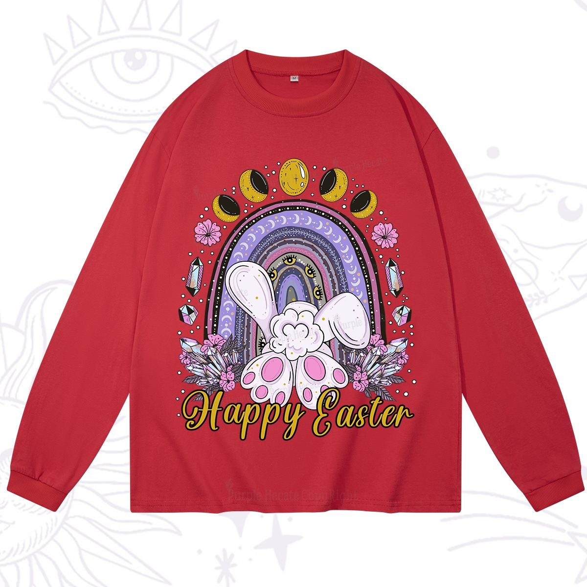 Purplehecate Happy Easter Long Sleeve T-Shirt