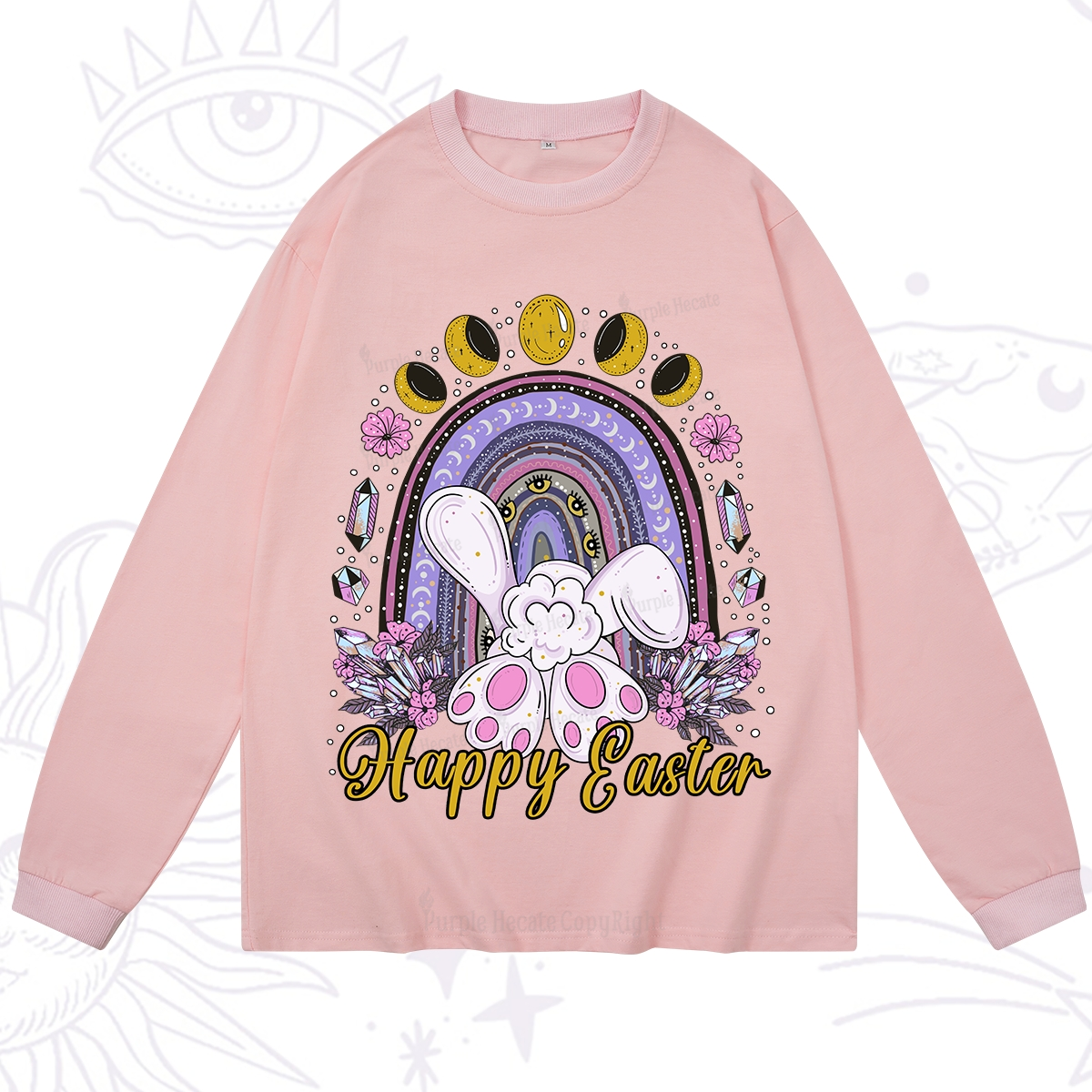 Purplehecate Happy Easter Long Sleeve T-Shirt