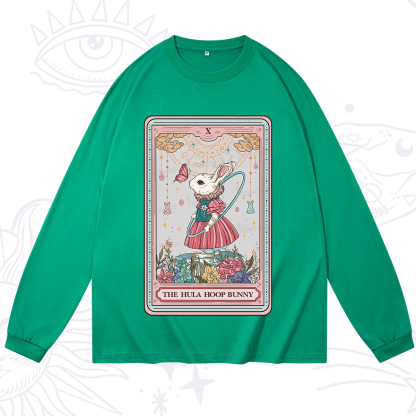 Purplehecate The Hula Hoop Bunny Tarot Long Sleeve T-Shirt