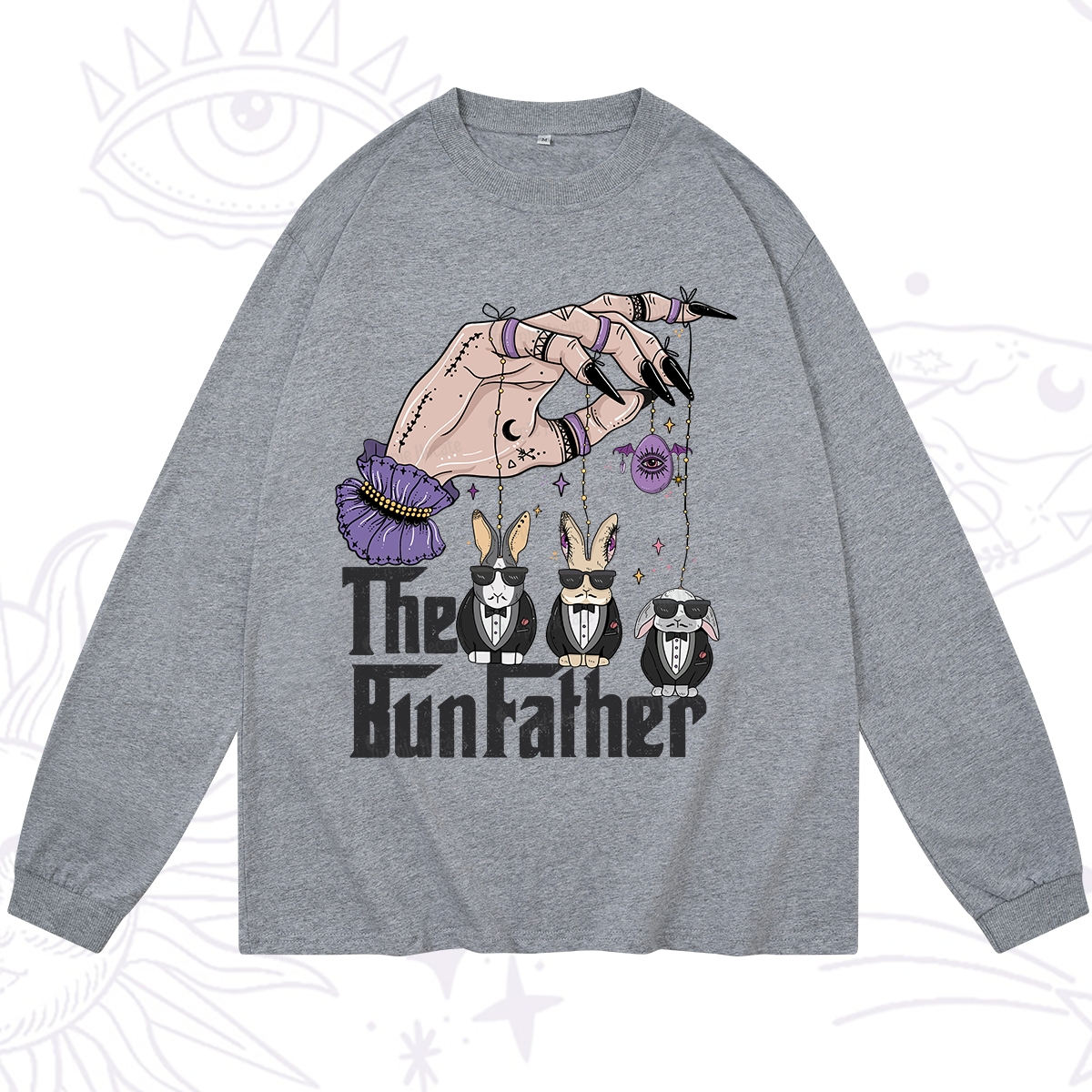 Purplehecate The Bunfather Easter Long Sleeve T-Shirt