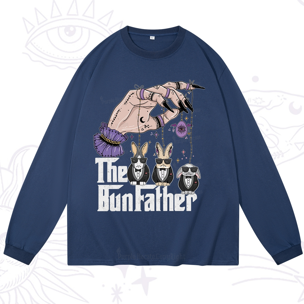 Purplehecate The Bunfather Easter Long Sleeve T-Shirt