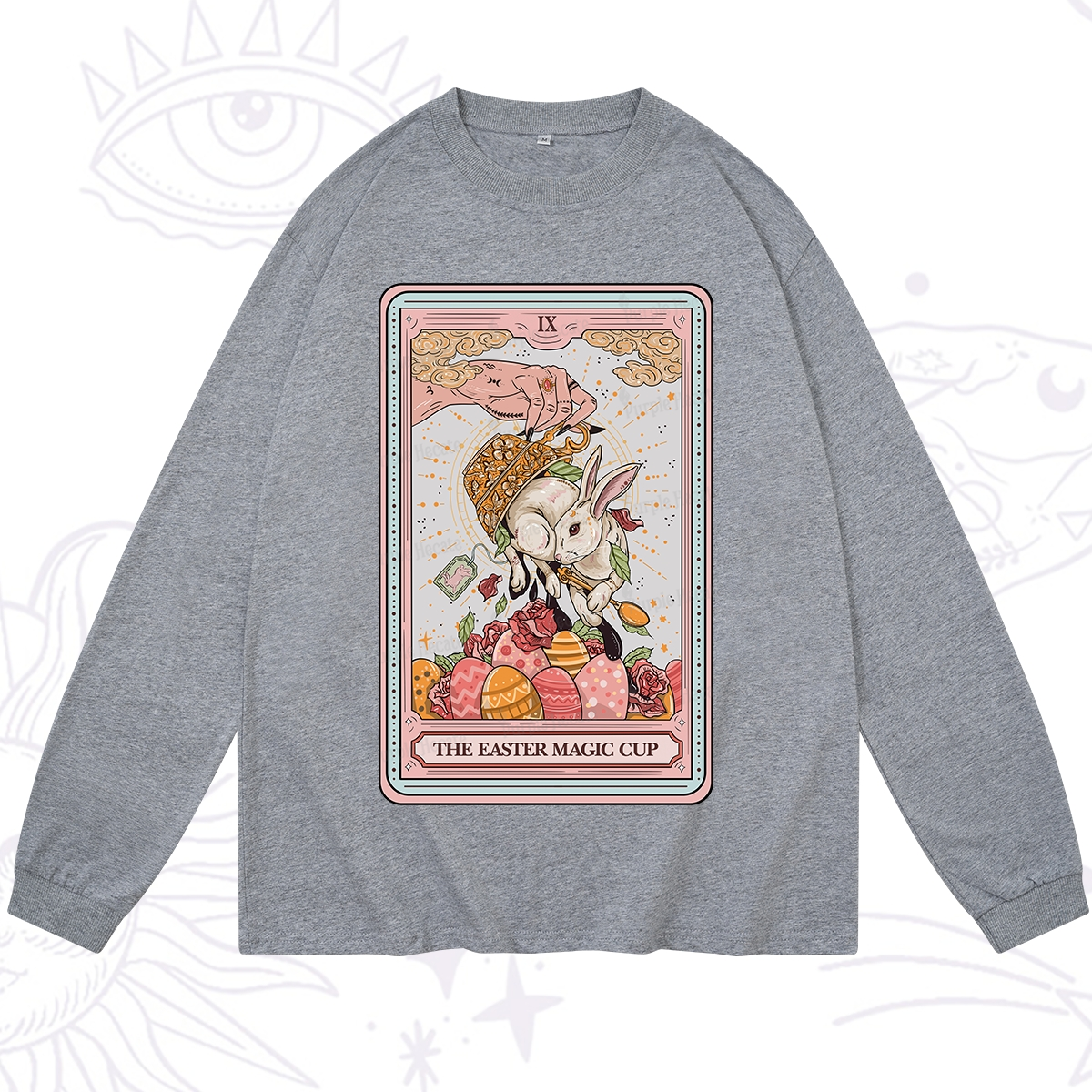 Purplehecate The Easter Magic Cup Tarot Long Sleeve T-Shirt