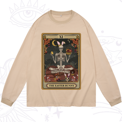 Purplehecate The Easter Bunny Tarot Long Sleeve T-Shirt