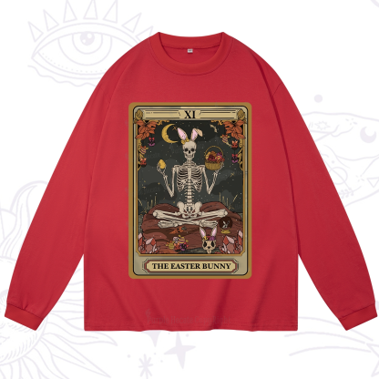 Purplehecate The Easter Bunny Tarot Long Sleeve T-Shirt