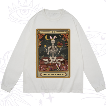 Purplehecate The Easter Bunny Tarot Long Sleeve T-Shirt