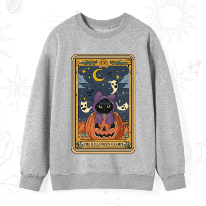 Purplehecate The Halloween Hermit Tarot Sweatshirt