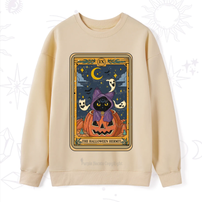 Purplehecate The Halloween Hermit Tarot Sweatshirt