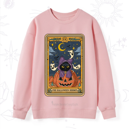 Purplehecate The Halloween Hermit Tarot Sweatshirt