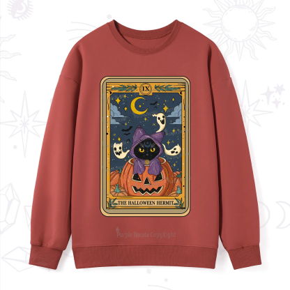 Purplehecate The Halloween Hermit Tarot Sweatshirt