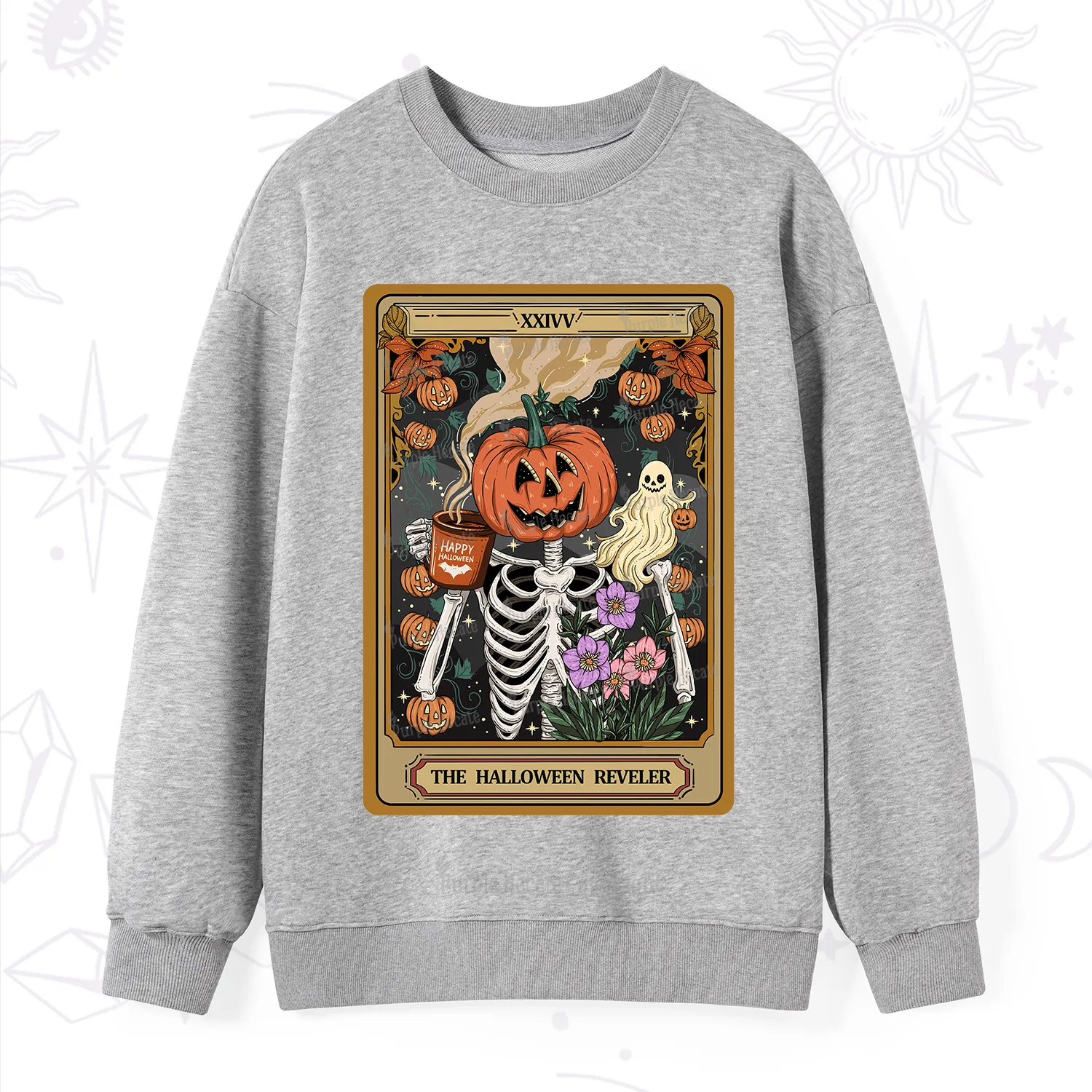Purplehecate The Halloween Reveler Tarot Sweatshirt