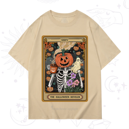 Purplehecate The Halloween Reveler Tarot T-Shirt