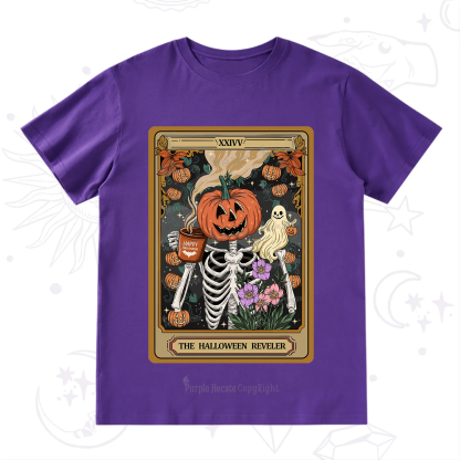 Purplehecate The Halloween Reveler Tarot T-Shirt