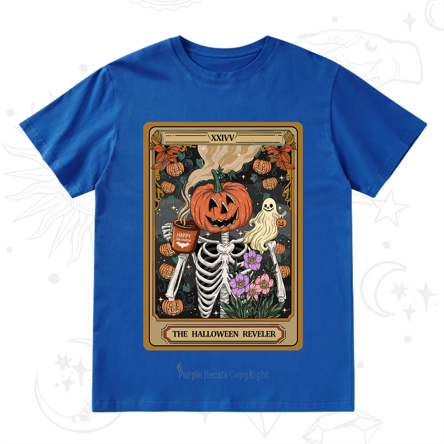 Purplehecate The Halloween Reveler Tarot T-Shirt