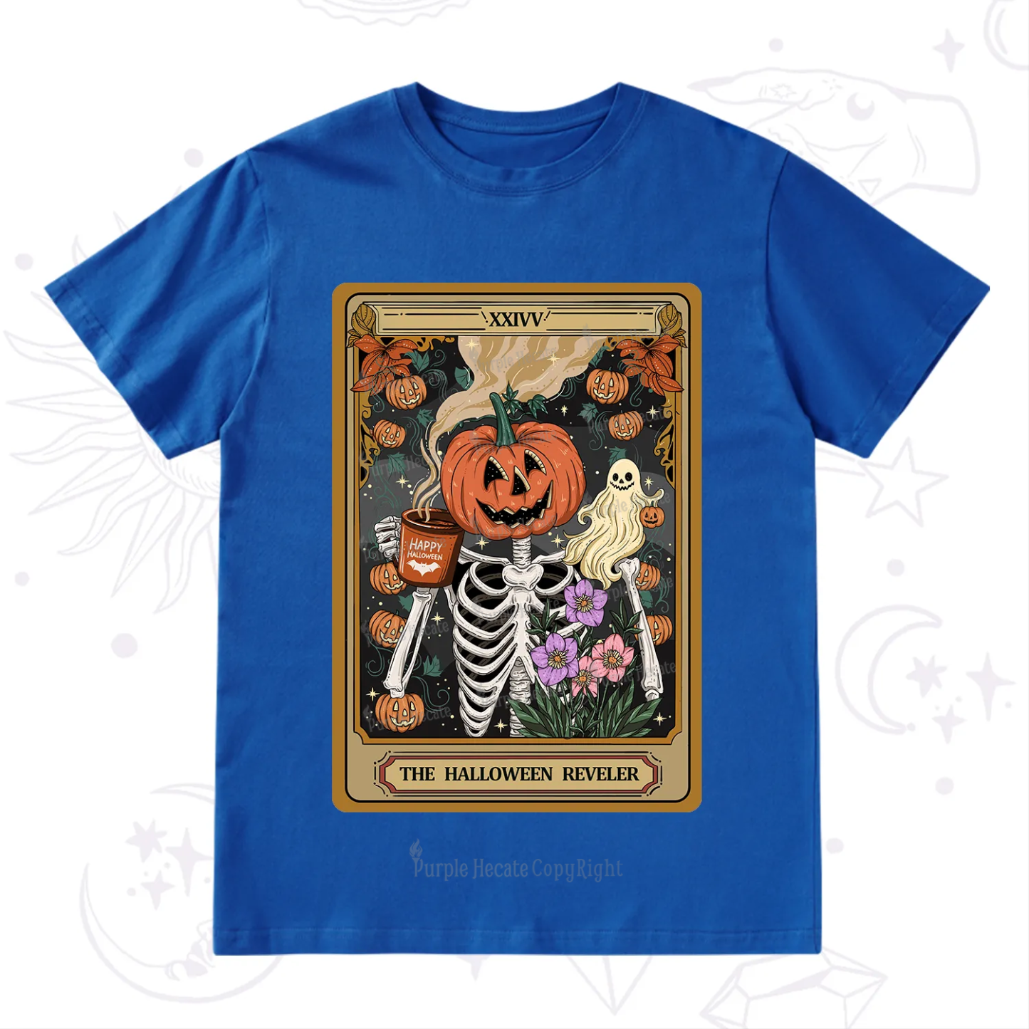 Purplehecate The Halloween Reveler Tarot T-Shirt