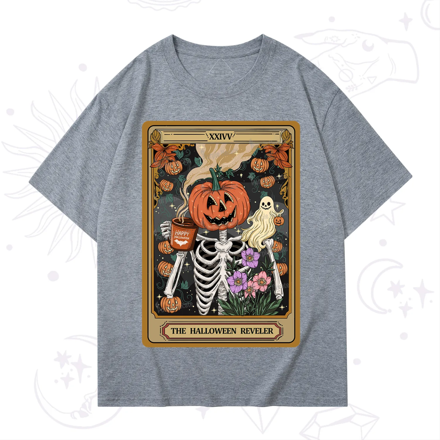 Purplehecate The Halloween Reveler Tarot T-Shirt