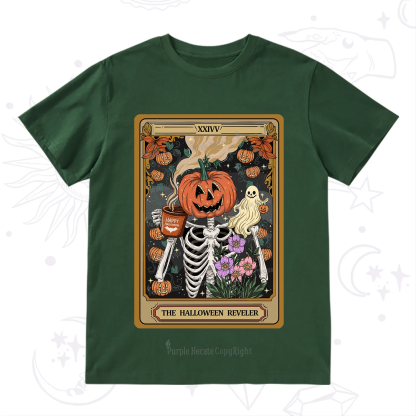 Purplehecate The Halloween Reveler Tarot T-Shirt