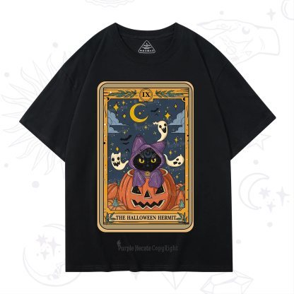 Purplehecate The Halloween Hermit Tarot T-Shirt