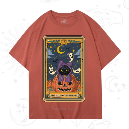 Purplehecate The Halloween Hermit Tarot T-Shirt