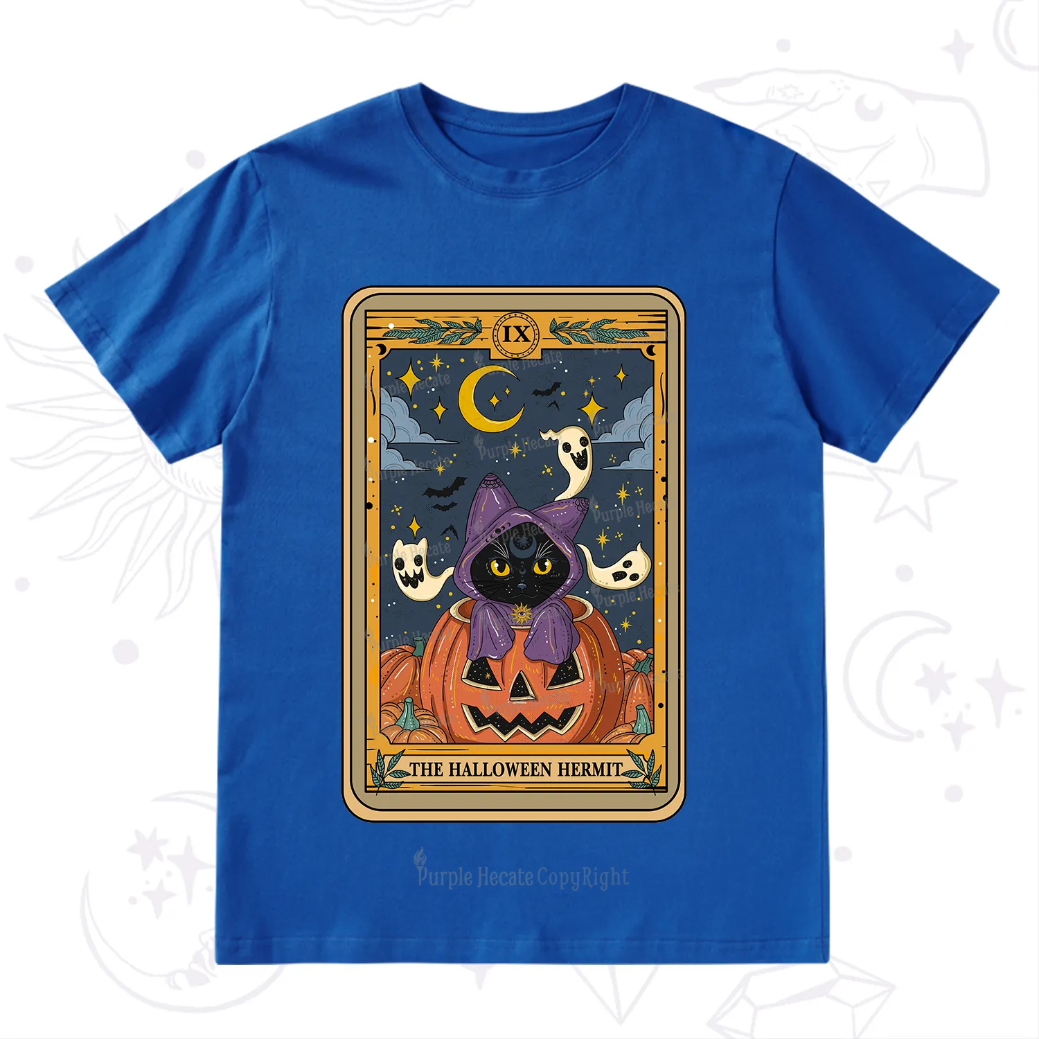 Purplehecate The Halloween Hermit Tarot T-Shirt