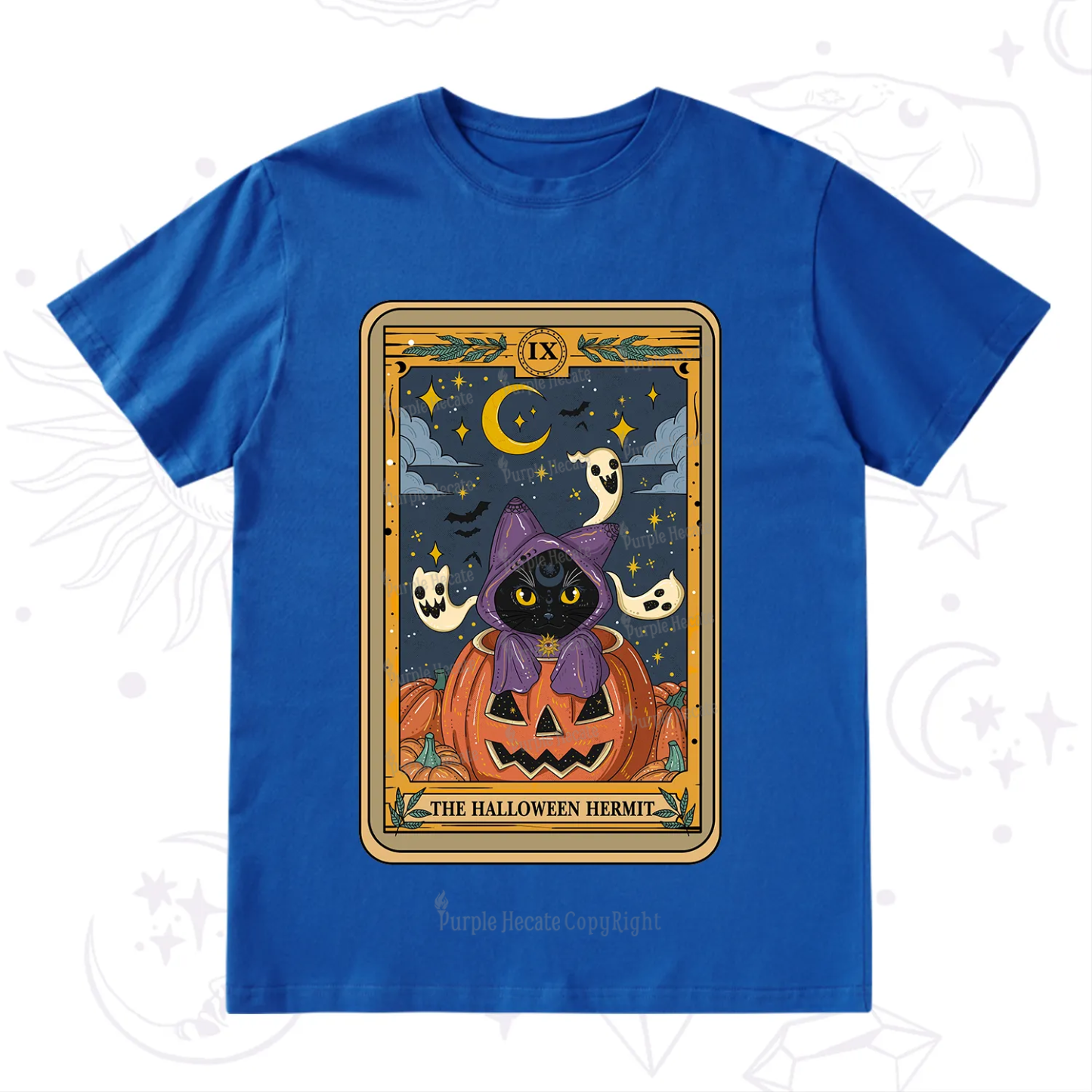 Purplehecate The Halloween Hermit Tarot T-Shirt