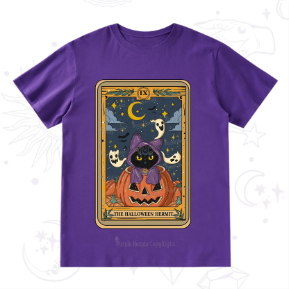 Purplehecate The Halloween Hermit Tarot T-Shirt
