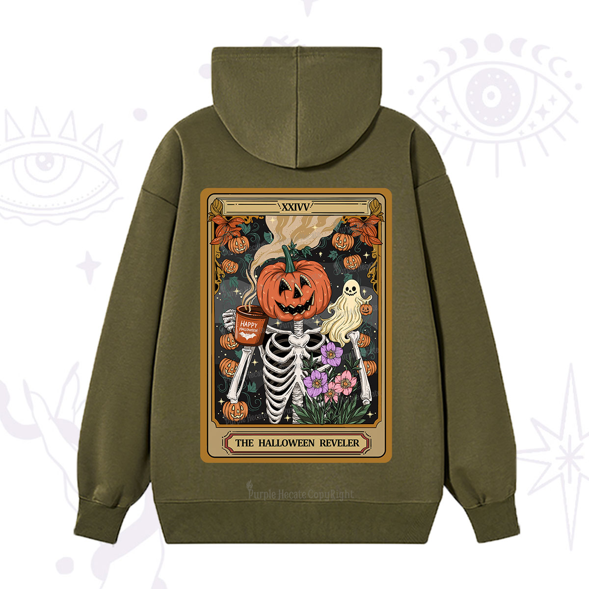 Purplehecate The Halloween Reveler Tarot Hoodie