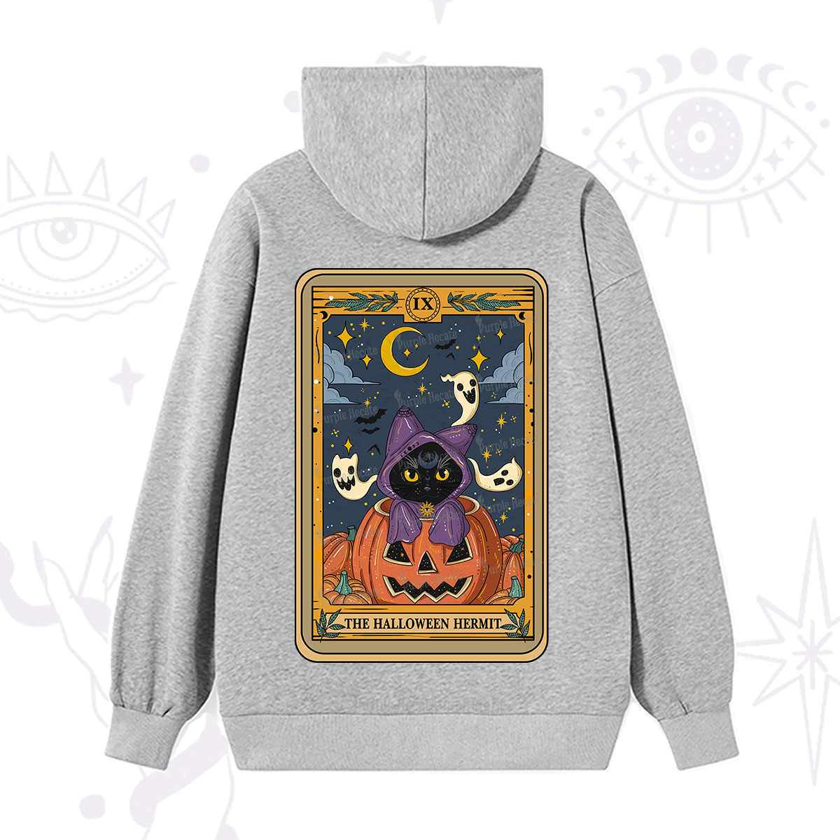 Purplehecate The Halloween Hermit Tarot Hoodie