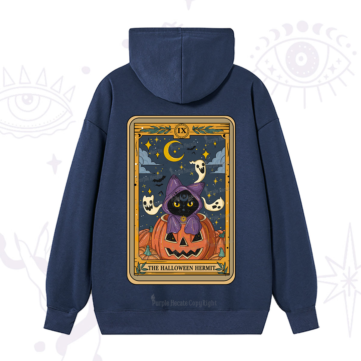 Purplehecate The Halloween Hermit Tarot Hoodie