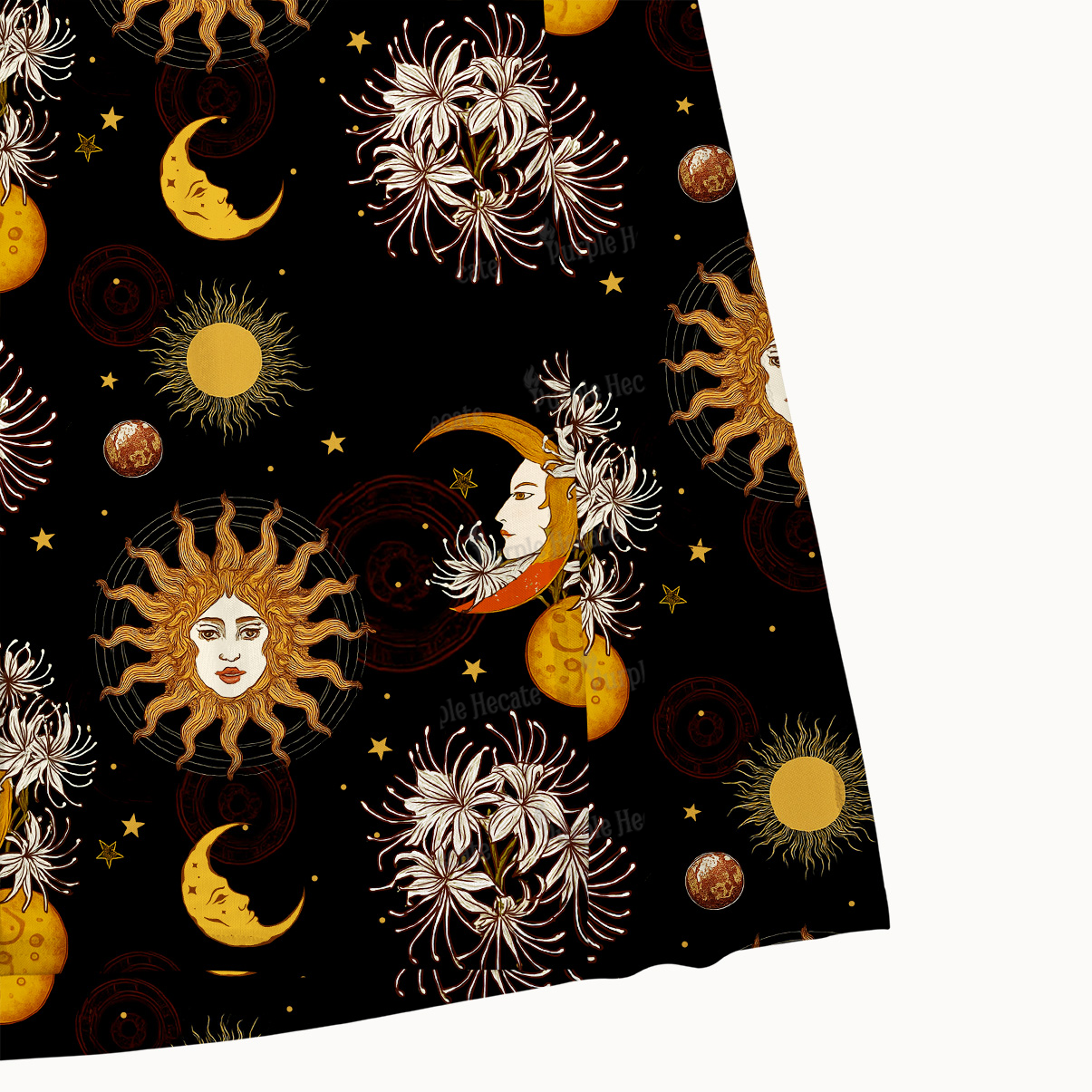 Purplehecate Stellar Symphony Maxi Tank Beachwear Dress