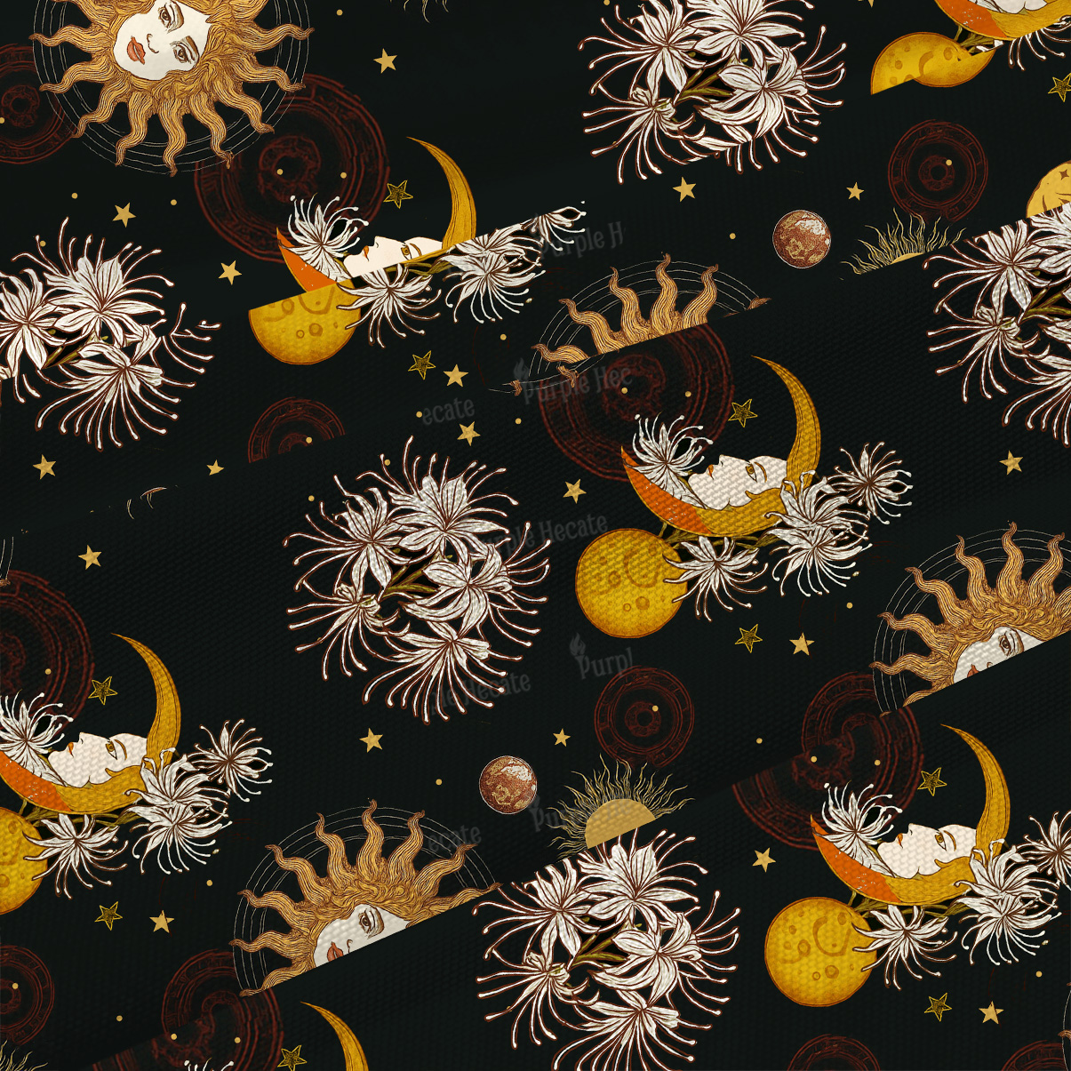 Purplehecate Stellar Symphony Maxi Tank Beachwear Dress