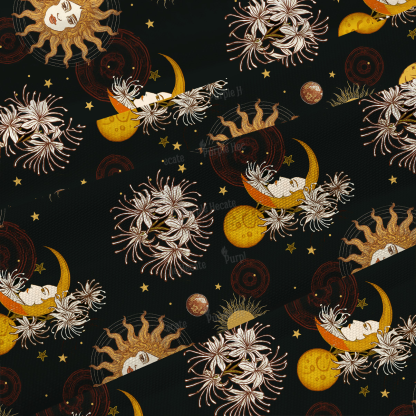 Purplehecate Stellar Symphony Maxi Tank Beachwear Dress