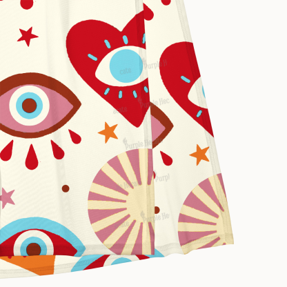 Purplehecate The Enchanted Eye of Love Maxi Tank Beachwear Dress