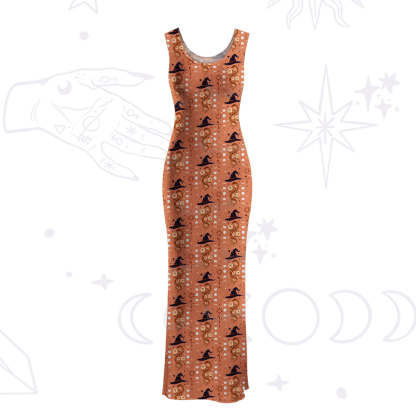 Purplehecate Witch's Enchantment Maxi Tank Beachwear Dress