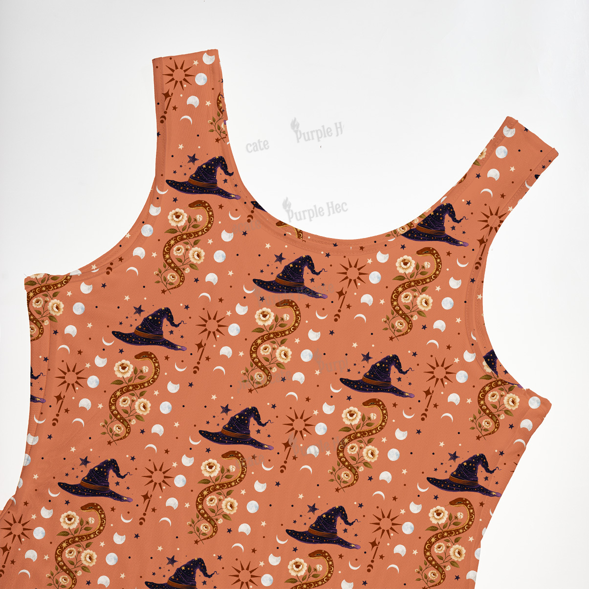 Purplehecate Witch's Enchantment Maxi Tank Beachwear Dress