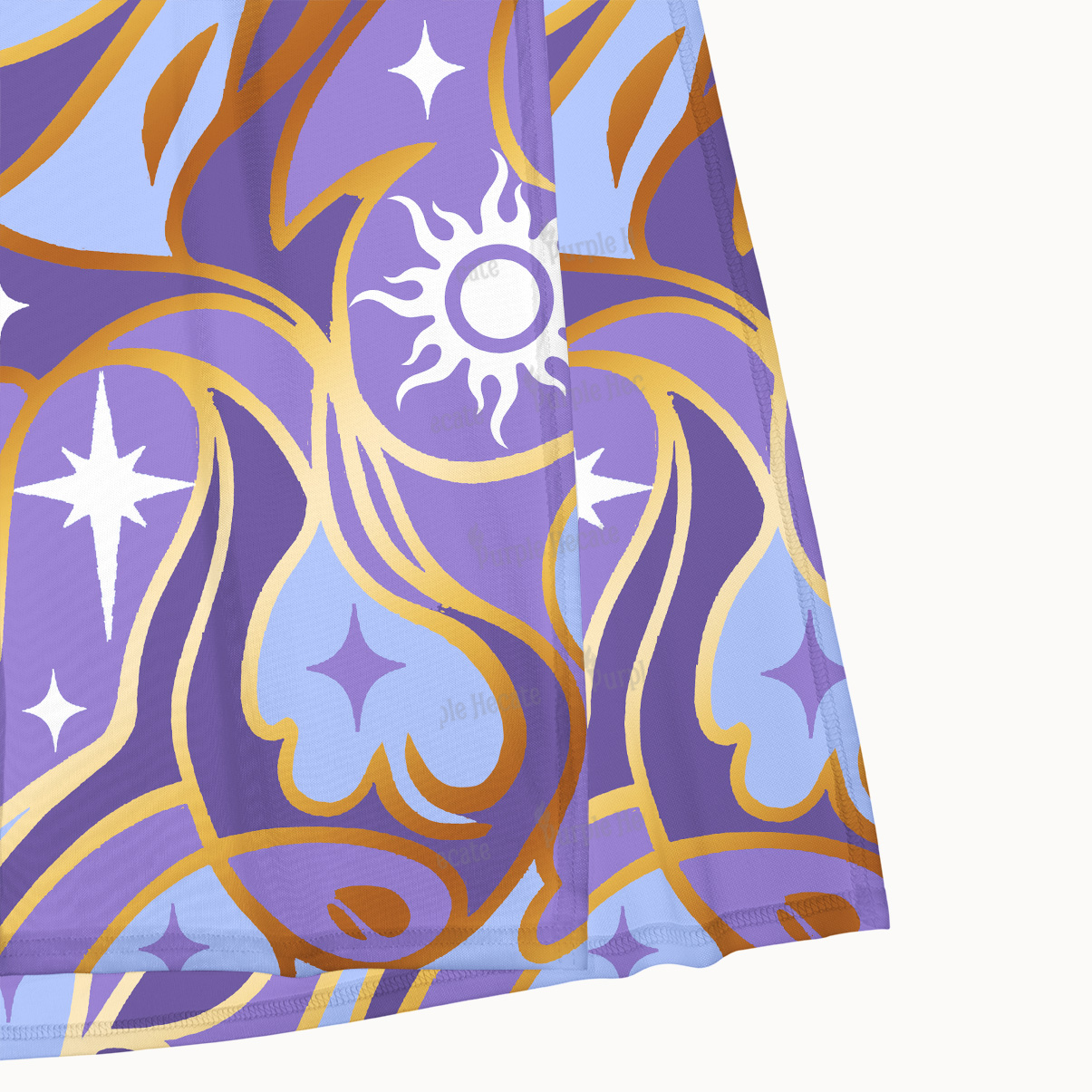 Purplehecate Divination Night Print Maxi Tank Beachwear Dress