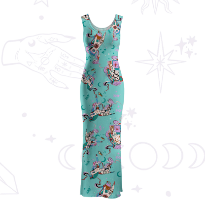 Purplehecate Astrological Secrets Maxi Tank Beachwear Dress