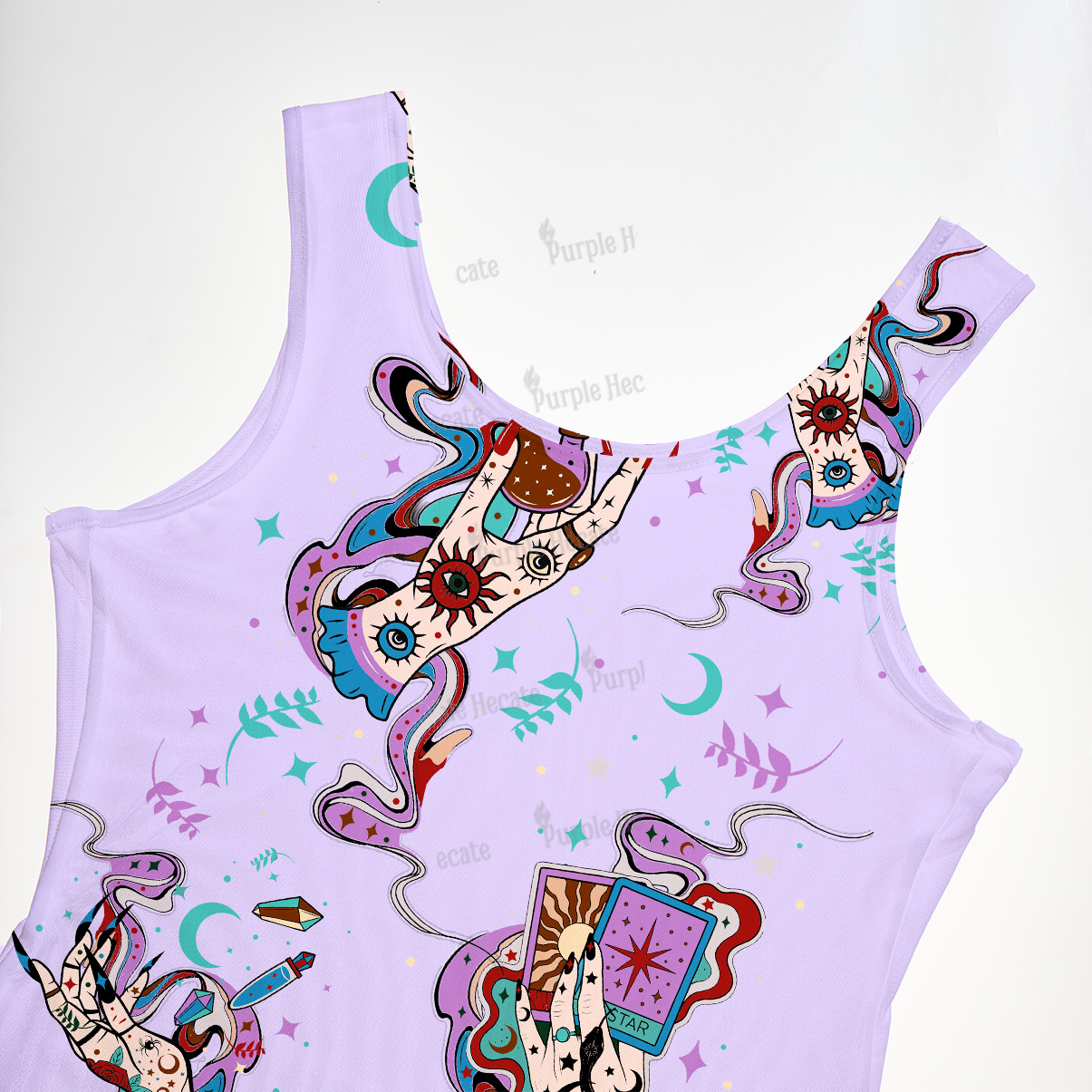 Purplehecate Astrological Secrets Maxi Tank Beachwear Dress