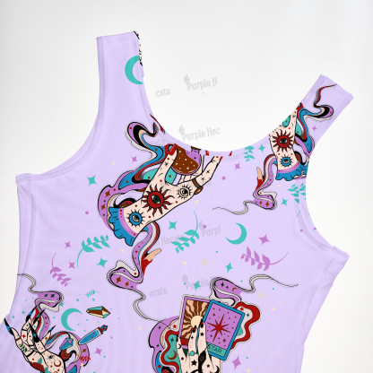 Purplehecate Astrological Secrets Maxi Tank Beachwear Dress