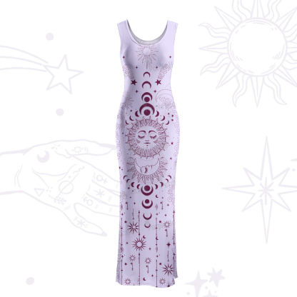 Purplehecate Lunar Eclipse Maxi Tank Beachwear Dress