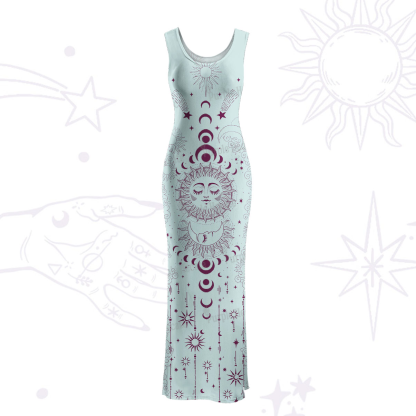 Purplehecate Lunar Eclipse Maxi Tank Beachwear Dress