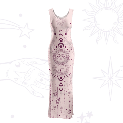 Purplehecate Lunar Eclipse Maxi Tank Beachwear Dress