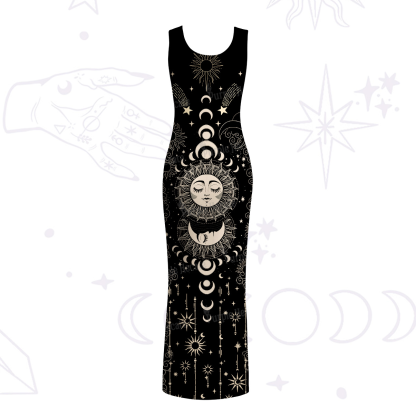 Purplehecate Lunar Eclipse Maxi Tank Beachwear Dress