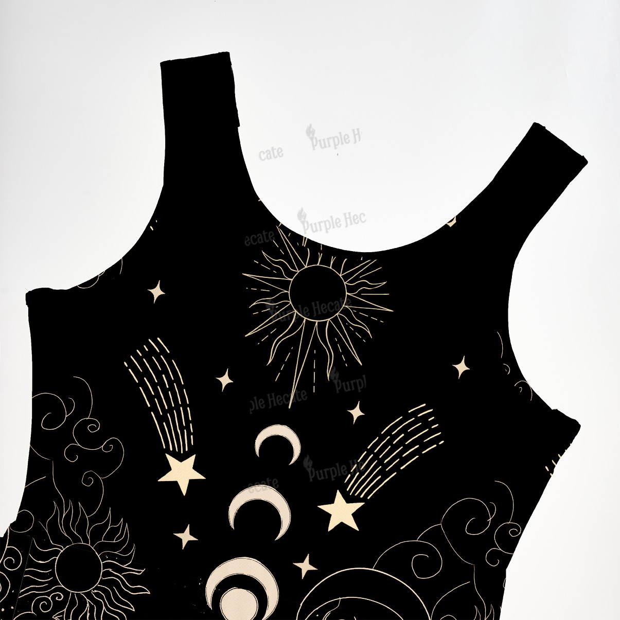 Purplehecate Lunar Eclipse Maxi Tank Beachwear Dress